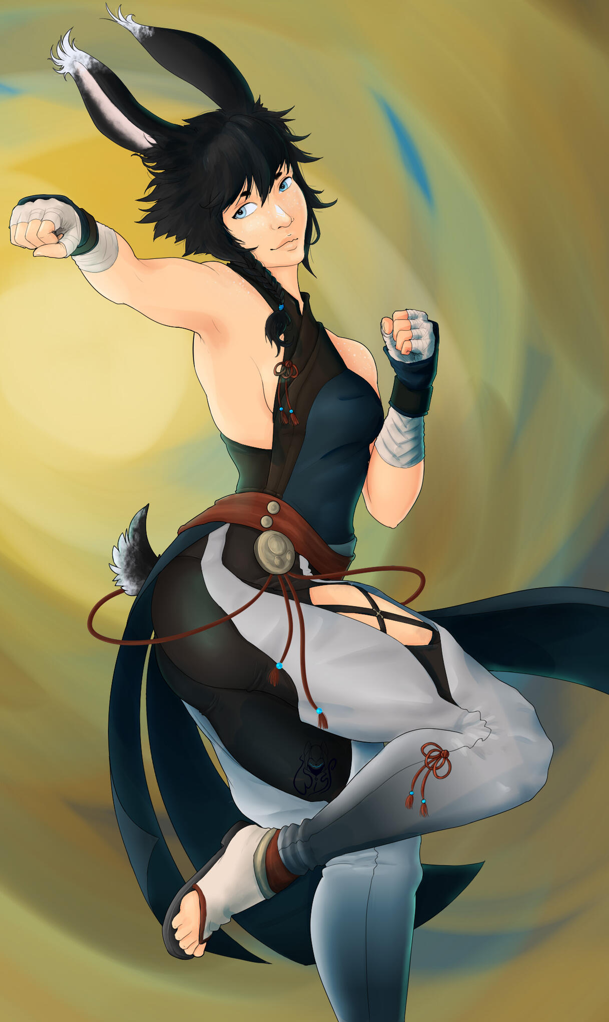 Short hair Patchi, by Wisp