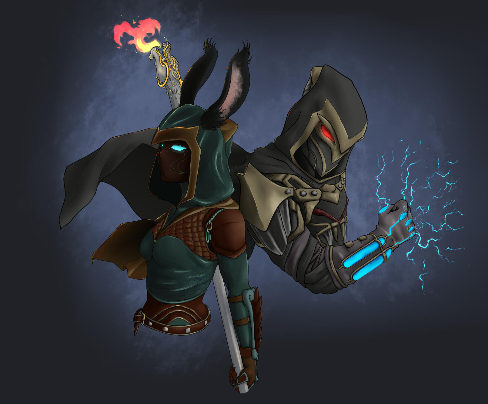 Mercy & Watcher, By Wisp